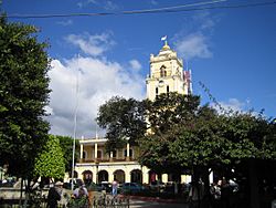 The city center of Huehuetenango