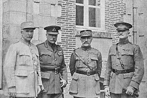 Foch Pershing Petain and Haig