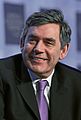 Gordon Brown Davos 2008 low-key background
