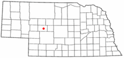 Location of Tryon, McPherson
