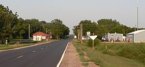 Reynolds, seen from the west along Nebraska Highway 8