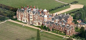 Sandringham House from the air (wide crop)