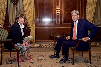 Secretary Kerry Sits Down for Interview With CNN Chief International Correspondent Amanpour After EU, P5+1 Reached Nuclear Agreement With Iran in Vienna (19695778891)
