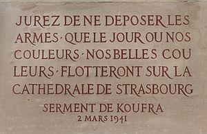 Serment de Koufra 2 mars 1941