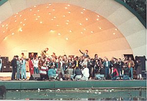 Vera Lynn, Hawkwind, and others at Crystal Palace Bowl, 24 August 1985