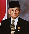 Bacharuddin Jusuf Habibie official portrait