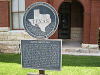 Bellville TX Old Jail Marker
