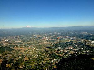 Boring and Damascus, Oregon aerial