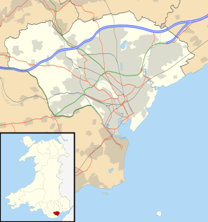 City and County of Cardiffand location in Wales