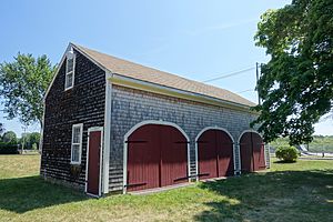 Carriage House, recent construction - Middleborough Historical Museum - Middleborough, MA - DSC03962