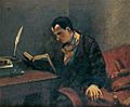 Gustave Courbet - Portrait of Baudelaire - WGA05490