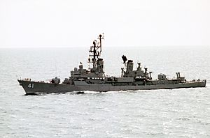 HMAS Brisbane (D41) during PITCH BLACK 84