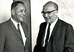Levi Eshkol & Ralph Bunche