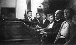 Louis Vierne et ses élèves à la Schola Cantorum