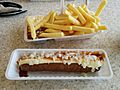 Patat speciaal and frikandel speciaal
