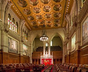 Senate Chamber, Canadian Parliament Centre Block (14743608036)