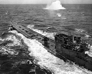 Submarine attack (AWM 304949)