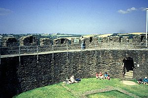 The Ramparts of Totnes Castle - geograph.org.uk - 28738