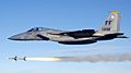 USAF F-15C fires AIM-7 Sparrow 2