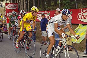 Yellow and White at the Tour de France (12930764174)