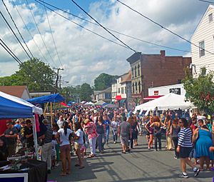 Academy Street during General Montgomery Day 2012, Montgomery, NY