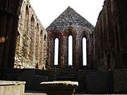 Cathedral of St German Ruins - Peel Castle - Isle of Man - 25-APR-09