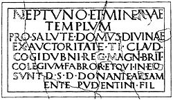 Chichester inscription