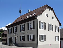 The municipality house of Gempen
