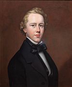 James Hudson Taylor aged 21 oil portrait