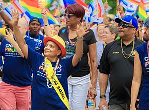 Lori Lightfoot - Chicago Pride Parade 2019 (1)