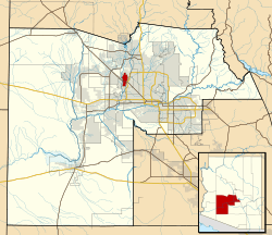 Location of Sun City in Maricopa County, Arizona