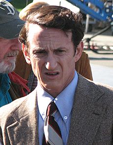 Sean Penn Filming Milk in 2008