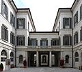 Trento-cortile Palazzo Thun-perspective