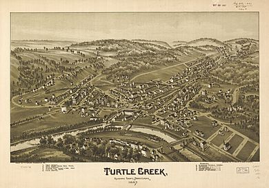 Turtle Creek PA BEye view 1897