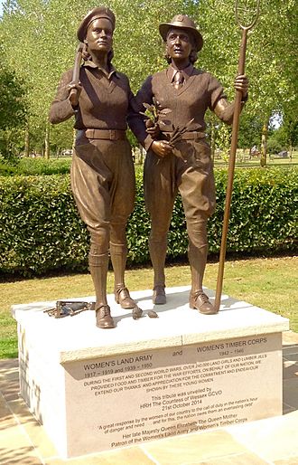 Women's Land Army statue