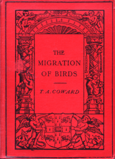 "The Migration of Birds", by T.A. Coward (front cover, 1912)