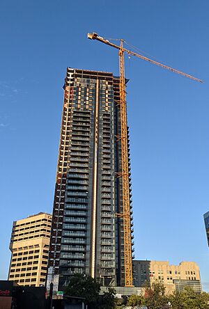 300 Main, Winnipeg, under construction