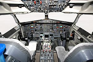 Boeing 737-2V6 Advanced Cockpit Dubai Air Show Ryabtsev