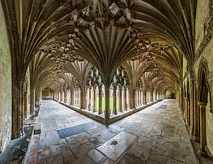 Canterbury Cathedral Cloisters, Kent, UK - Diliff