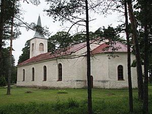 The church in Emmaste.
