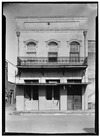 Historic American Buildings Survey, Harry L. Starnes, Photographer November 15, 1936 FRONT ELEVATION. - J. Camp Building, 112 North Vale Street, Jefferson, Marion County, TX HABS TEX,158-JEF,4-1.tif