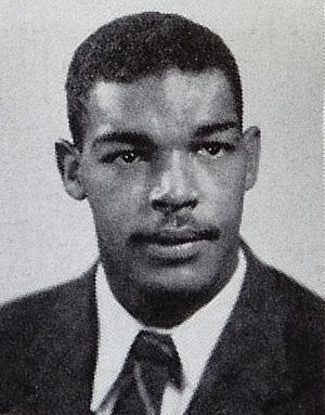 A portrait of Ford from the 1948 Michigan yearbook