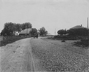 Macadam road 1850s