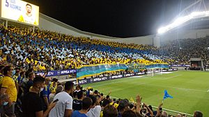 Maccabi fans bloomfield gate11