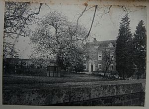Photograph of Dawley House, Harlington, Middlesex, in the spring of 1902