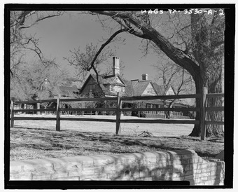 Southeast elevation - J A Ranch Headquarters, Main House, Paloduro, Armstrong County, TX HABS tx-3530-A-2.tif