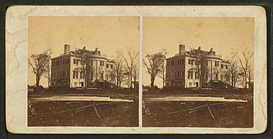 The "Knox Mansion," Thomaston, from Robert N. Dennis collection of stereoscopic views