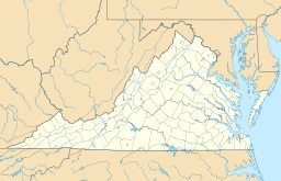Location of the reservoir in Virginia, USA.