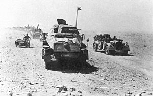 Advance of the Panzerjager-Abteilung 39-AC1942
