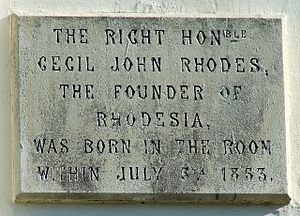 Cecil Rhodes Plaque - geograph.org.uk - 592547